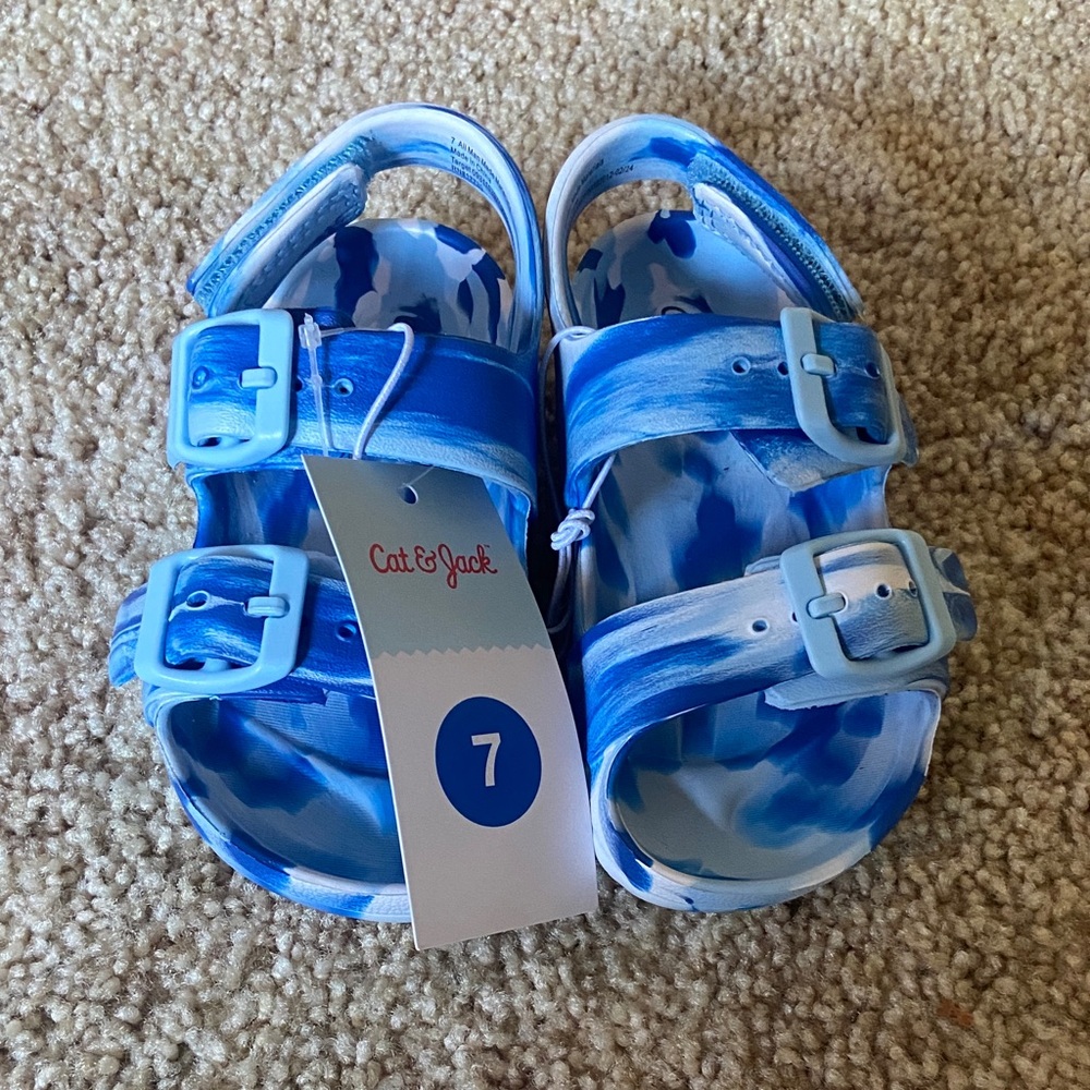 Cat & Jack Kids Sandals in Blue and White